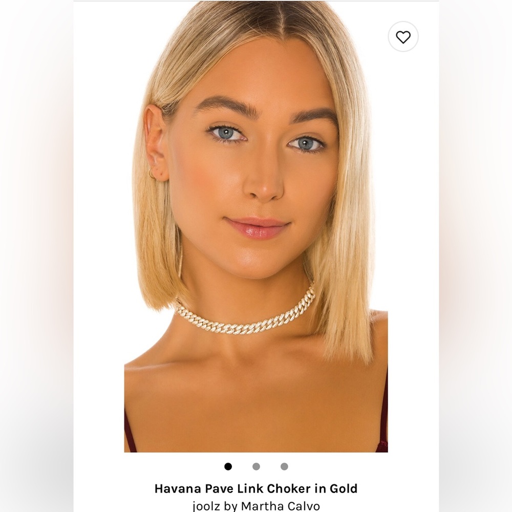 Havana Pave Link Choker in Gold by joolz by Martha Calvo